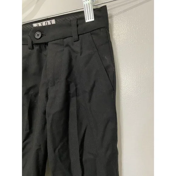 American Exchange A.X.N.Y. Boys Black Dress Pants Size 2. - Picture 3 of 9